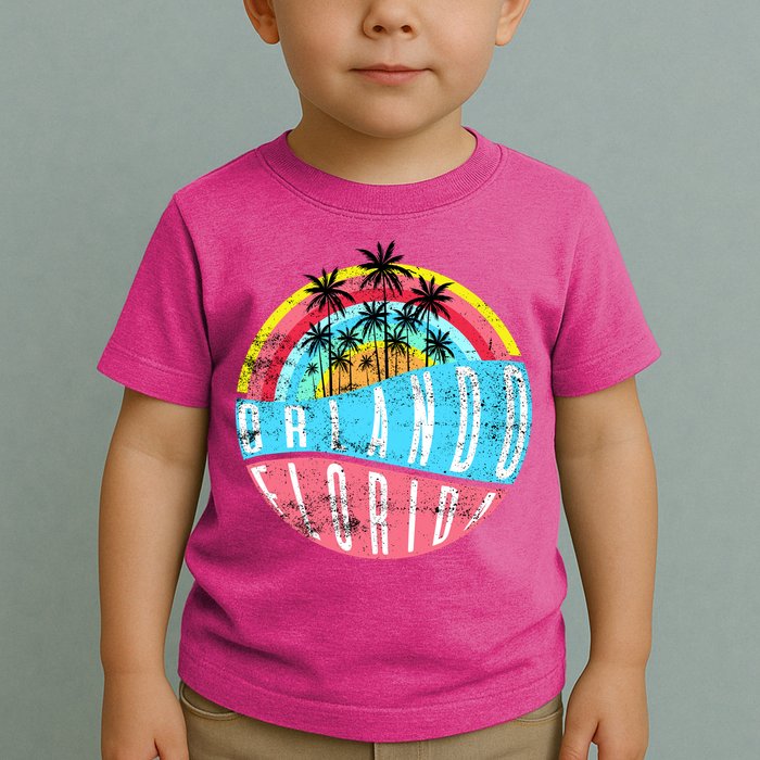 Retro Orlando Florida Icon Toddler T-Shirt