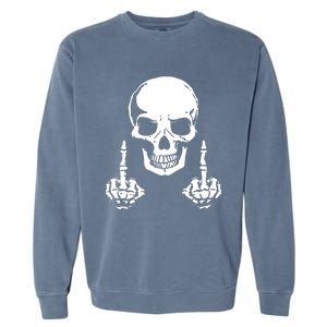 Rude Offensive Finger Garment-Dyed Sweatshirt