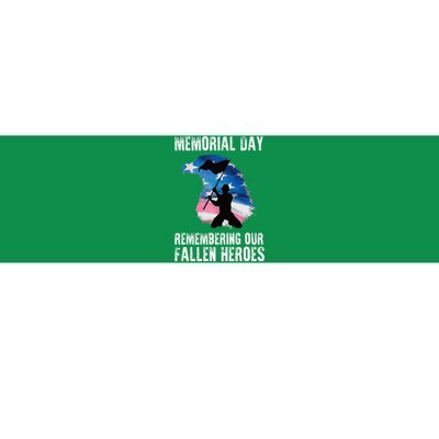 Remembering Our Fallen Heroes Memorial Day Bumper Sticker