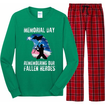 Remembering Our Fallen Heroes Memorial Day Long Sleeve Pajama Set