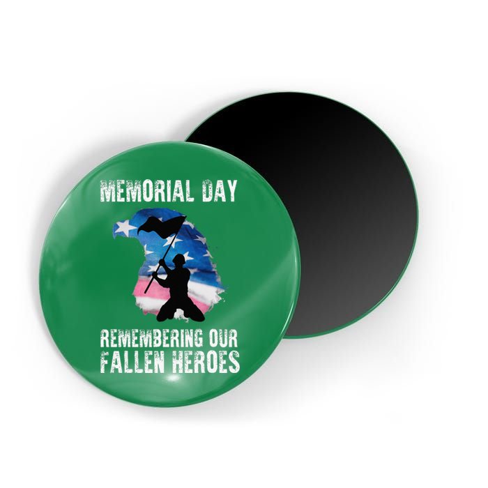 Remembering Our Fallen Heroes Memorial Day Magnet