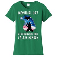 Remembering Our Fallen Heroes Memorial Day Women's T-Shirt