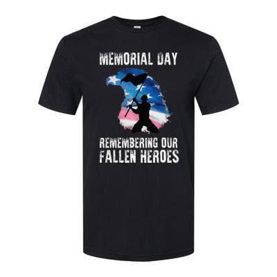 Remembering Our Fallen Heroes Memorial Day Softstyle® CVC T-Shirt