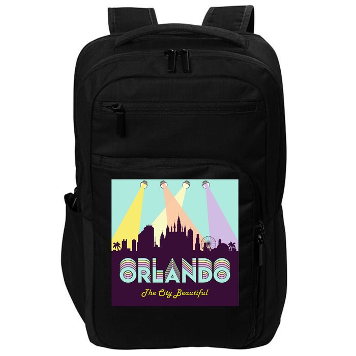 Retro Orlando Florida Impact Tech Backpack