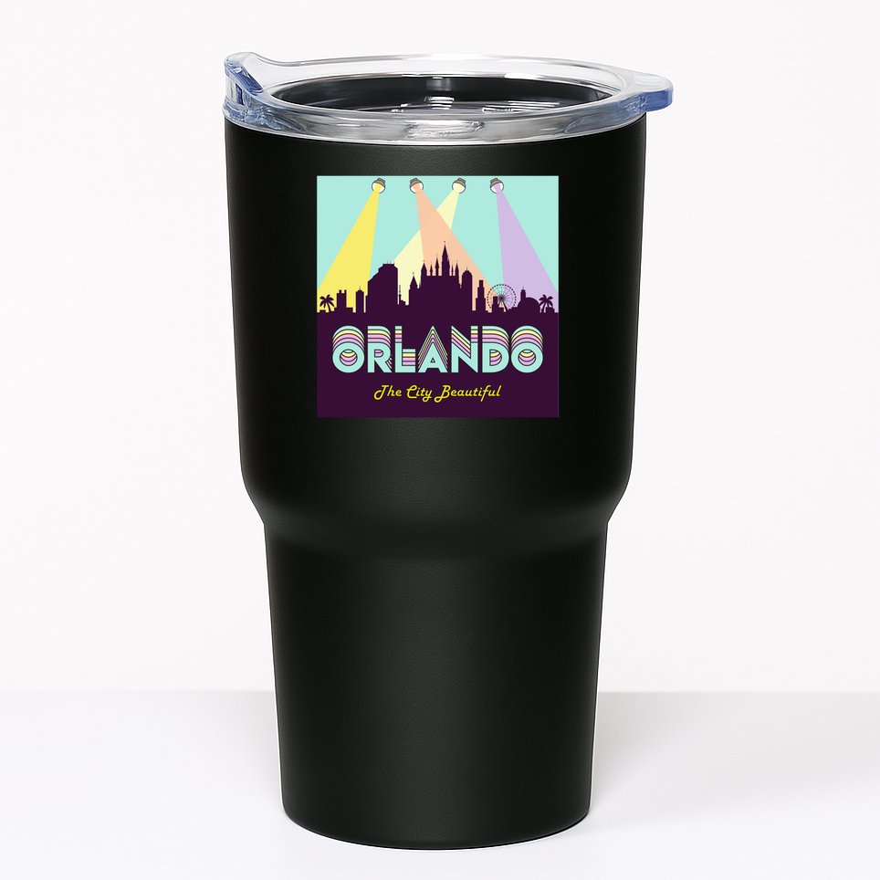 Retro Orlando Florida Tumbler
