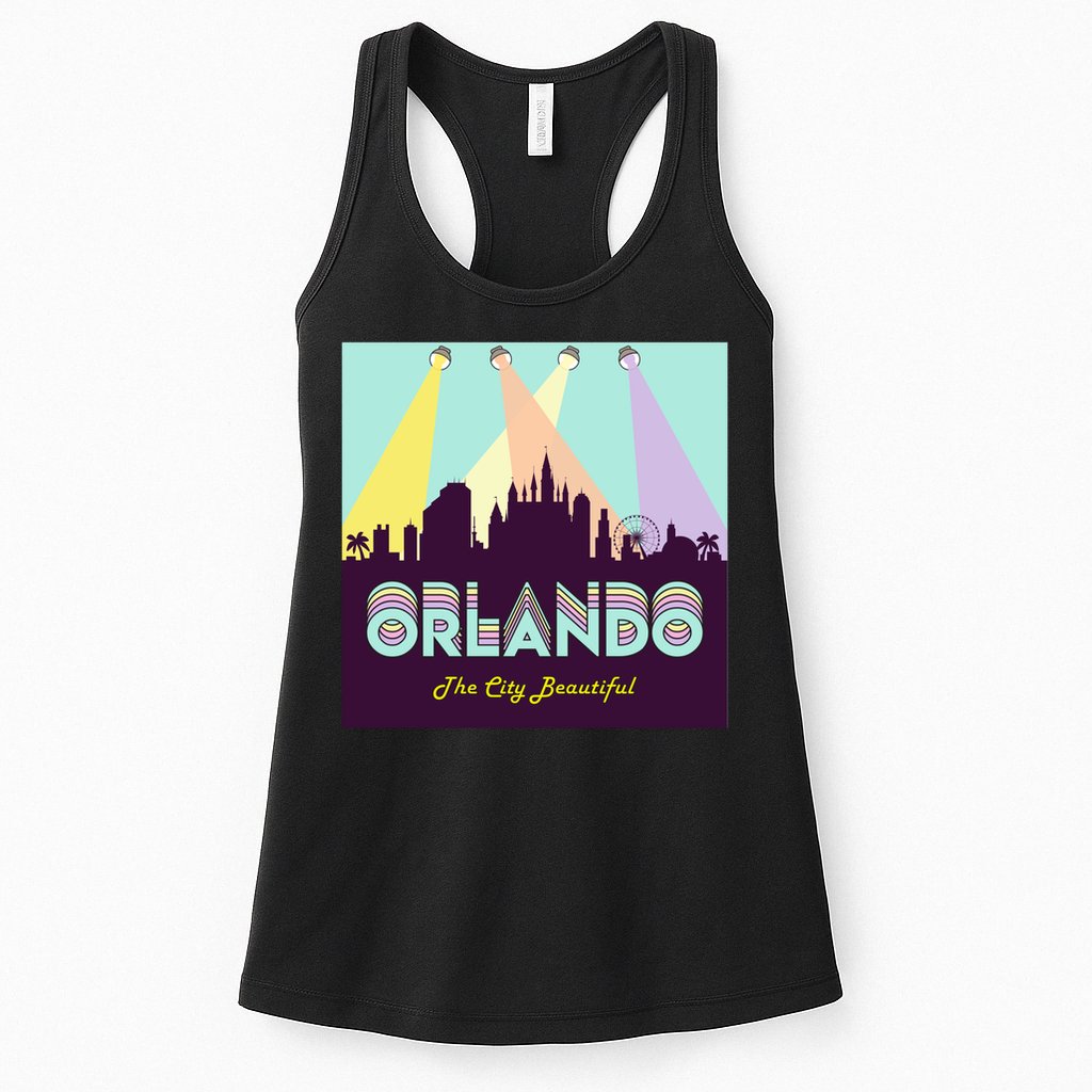 Retro Orlando Florida Womens Tank Top