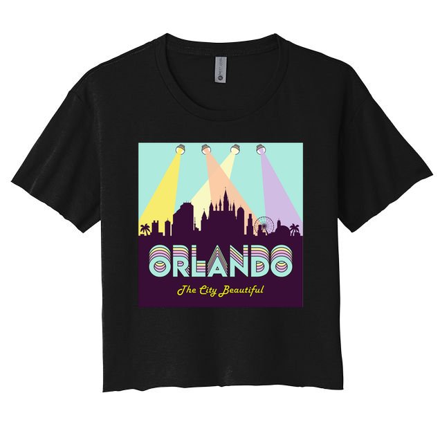 Retro Orlando Florida Crop Top