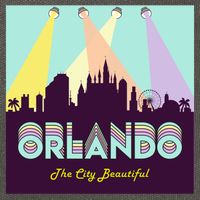 Retro Orlando Florida Cotton Canvas Backpack
