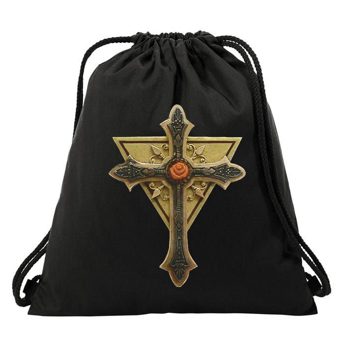 Rosicrucian Order First M.A.S.T.E.RS Cross Drawstring Bag