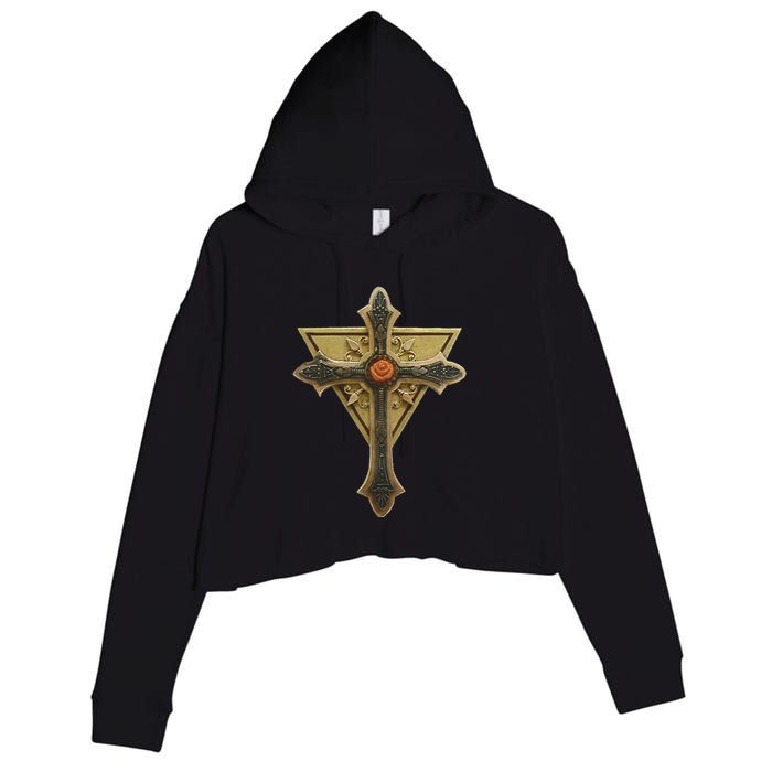 Rosicrucian Order First M.A.S.T.E.RS Cross Crop Fleece Hoodie
