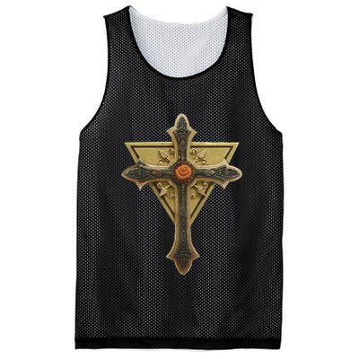 Rosicrucian Order First M.A.S.T.E.RS Cross Mesh Reversible Basketball Jersey Tank