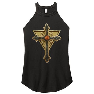 Rosicrucian Order First M.A.S.T.E.RS Cross Women's Perfect Tri Rocker Tank