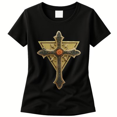 Rosicrucian Order First M.A.S.T.E.RS Cross Womens T-Shirt