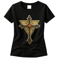 Rosicrucian Order First M.A.S.T.E.RS Cross Womens T-Shirt