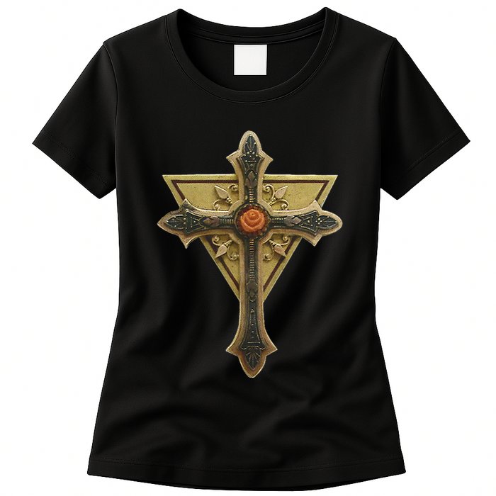 Rosicrucian Order First M.A.S.T.E.RS Cross Womens T-Shirt