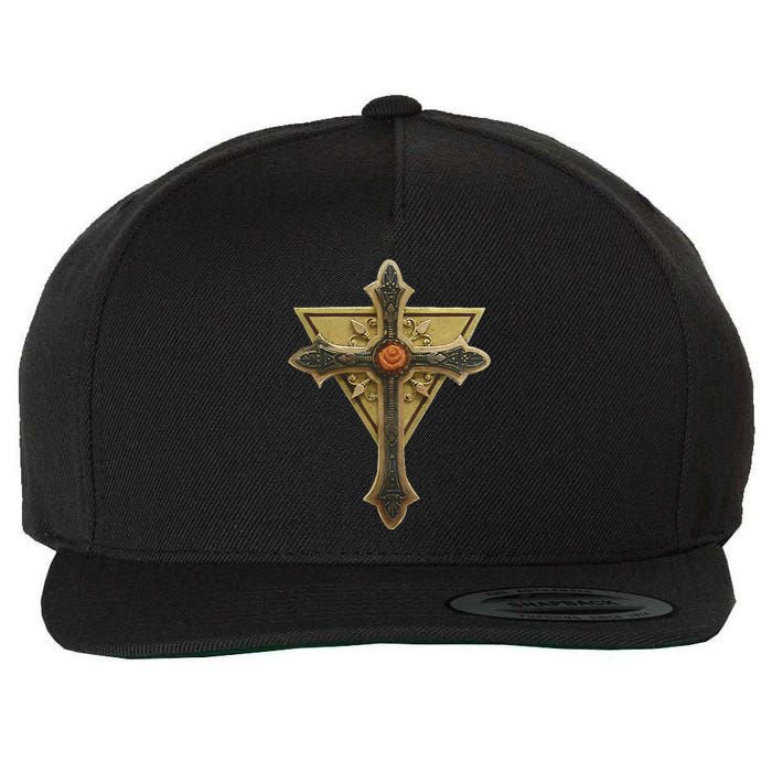 Rosicrucian Order First M.A.S.T.E.RS Cross Wool Snapback Cap
