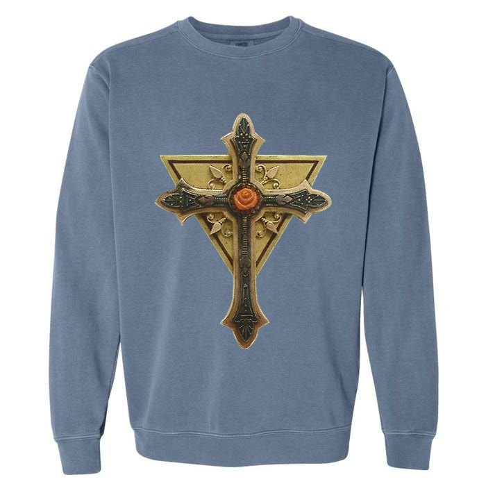 Rosicrucian Order First M.A.S.T.E.RS Cross Garment-Dyed Sweatshirt