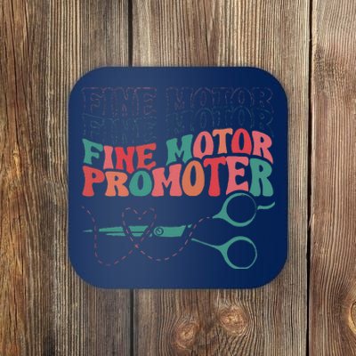 Retro Ot Fine Motor Promoter Occupational Therapy Therapist Coaster