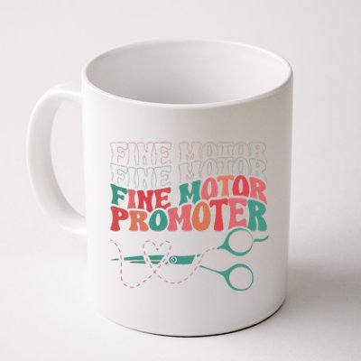 Retro Ot Fine Motor Promoter Occupational Therapy Therapist Coffee Mug