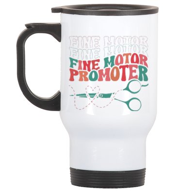 Retro Ot Fine Motor Promoter Occupational Therapy Therapist Stainless Steel Travel Mug