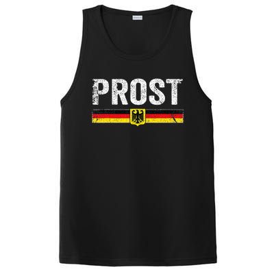 Retro Oktoberfest German Flag Prost PosiCharge Competitor Tank