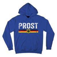 Retro Oktoberfest German Flag Prost Tall Hoodie