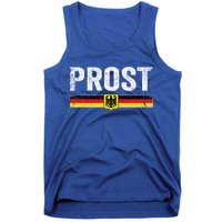 Retro Oktoberfest German Flag Prost Tank Top