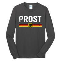 Retro Oktoberfest German Flag Prost Tall Long Sleeve T-Shirt