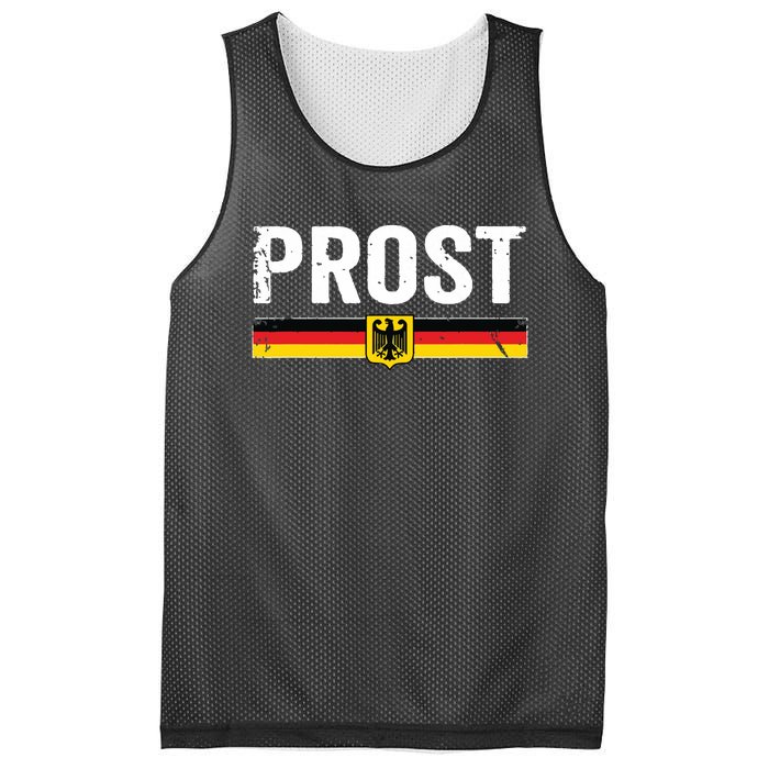 Retro Oktoberfest German Flag Prost Mesh Reversible Basketball Jersey Tank