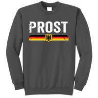 Retro Oktoberfest German Flag Prost Tall Sweatshirt