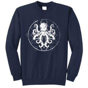 Retro Octopus Gift Tall Sweatshirt