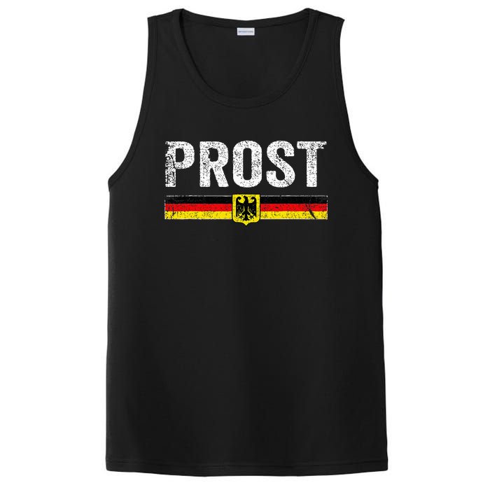 Retro Oktoberfest German Flag Prost PosiCharge Competitor Tank