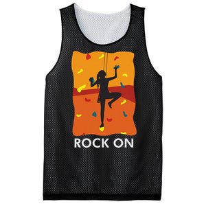 Rock On Girl Wall Climbing Safe Bouldering Pride Mesh Reversible Basketball Jersey Tank