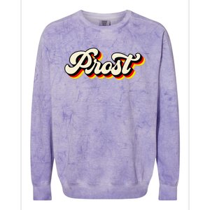 Retro Oktoberfest German Flag Prost Colorblast Crewneck Sweatshirt