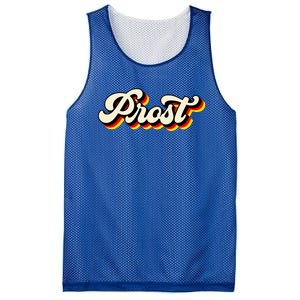 Retro Oktoberfest German Flag Prost Mesh Reversible Basketball Jersey Tank