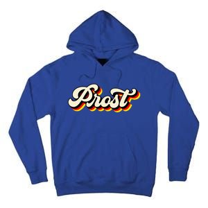 Retro Oktoberfest German Flag Prost Tall Hoodie