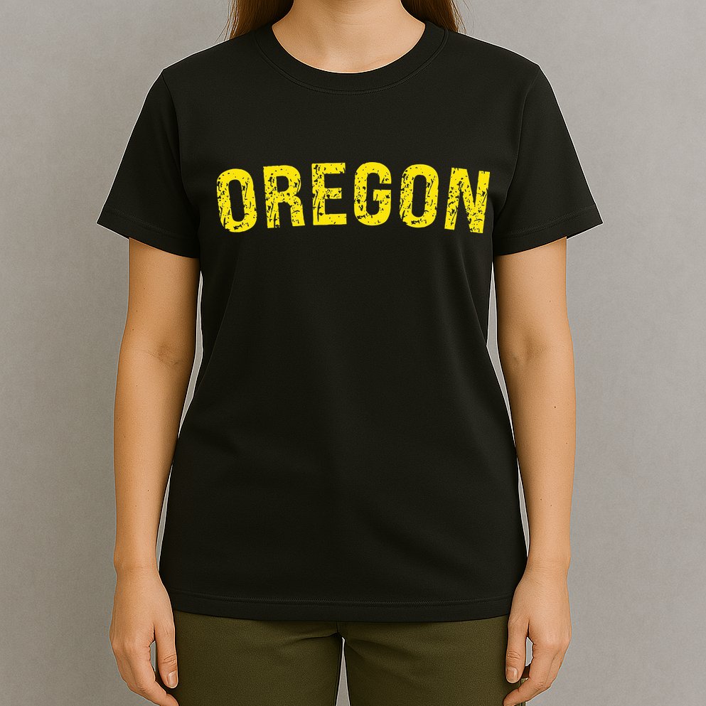 Retro Oregon Green Nostalgic Vintage Design T-Shirt