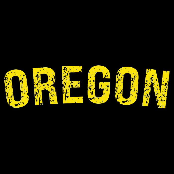 Retro Oregon Green Nostalgic Vintage Design Bucket Hat