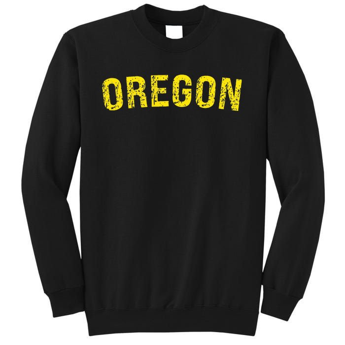 Retro Oregon Green Nostalgic Vintage Design Tall Sweatshirt