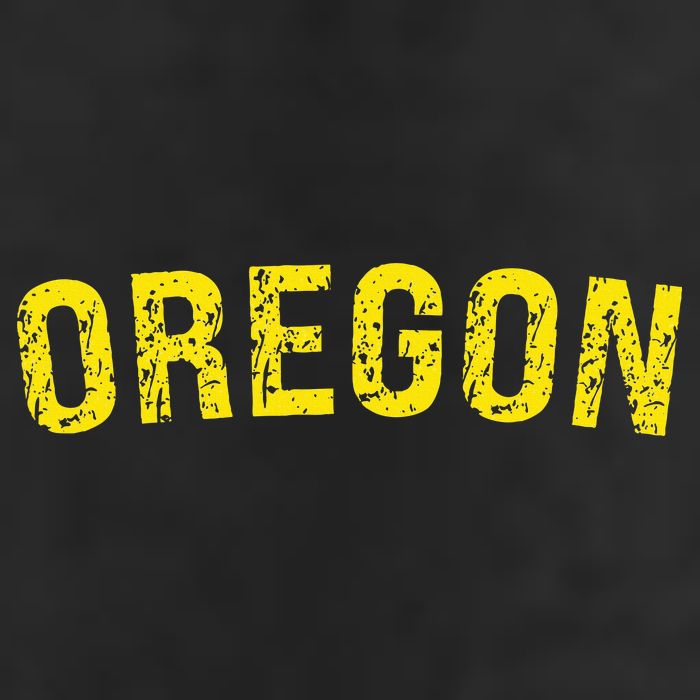 Retro Oregon Green Nostalgic Vintage Design Hat