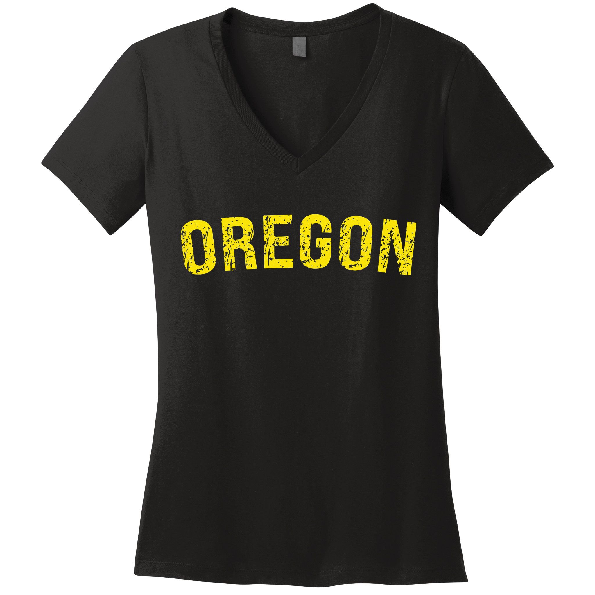 Retro Oregon Green Nostalgic Vintage Design Women's V-Neck T-Shirt