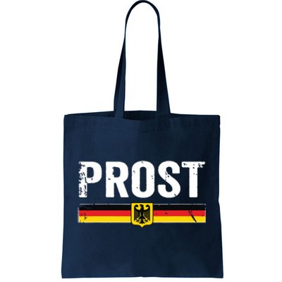 Retro Oktoberfest German Flag Prost Tote Bag