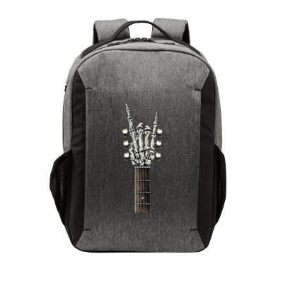 Rock On Guitar Neck Rock & Roll Halloween Skeleton Hand Vector Backpack