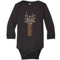 Rock On Guitar Rock & Roll Music Lover Halloween Costume Baby Long Sleeve Bodysuit