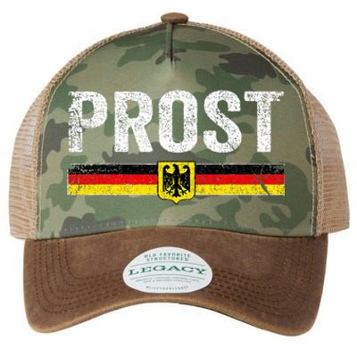 Retro Oktoberfest German Flag Prost Legacy Tie Dye Trucker Hat