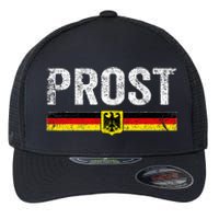 Retro Oktoberfest German Flag Prost Flexfit Unipanel Trucker Cap