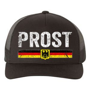 Retro Oktoberfest German Flag Prost Yupoong Adult 5-Panel Trucker Hat