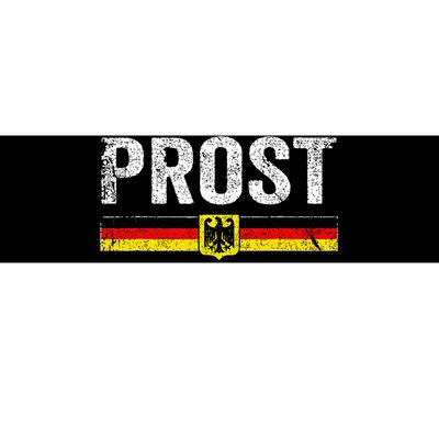 Retro Oktoberfest German Flag Prost Bumper Sticker