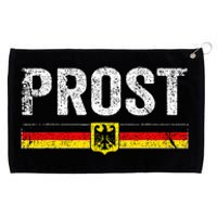 Retro Oktoberfest German Flag Prost Grommeted Golf Towel