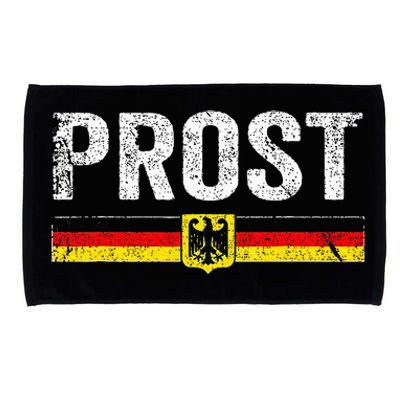 Retro Oktoberfest German Flag Prost Microfiber Hand Towel